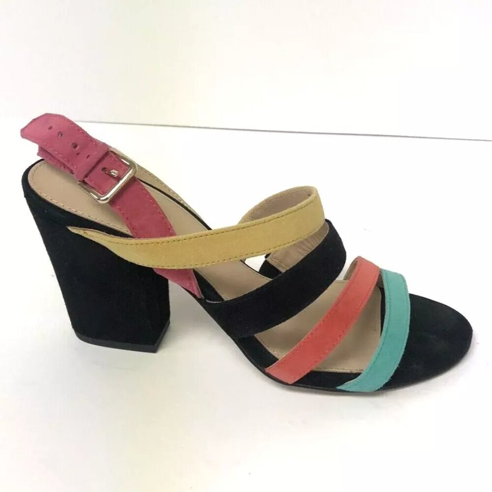Botkier Women’s Sera, Multi Block Slingback Heels, Size 6.5 M